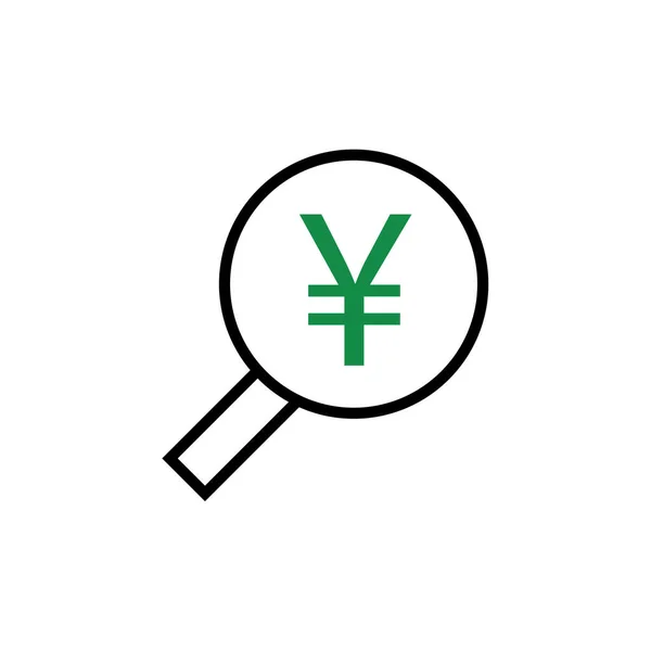 Dollar Tecken Ikon Vektor Illustration — Stock vektor