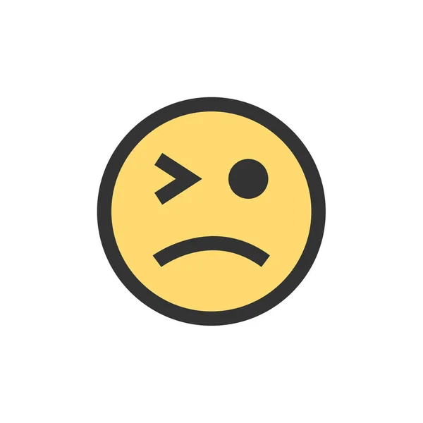 Emoji Icono Vector Ilustración — Archivo Imágenes Vectoriales