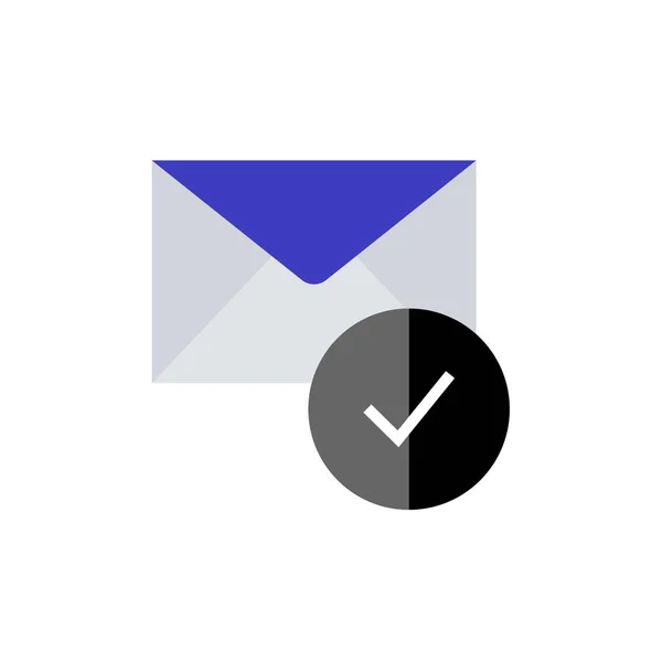Illustration Des Mail Icon Vektors — Stockvektor