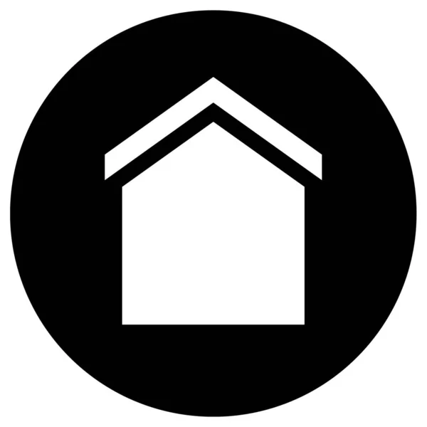 Dům Vlastní Jmění Nemovitosti Web Ikona Jednoduchá Ilustrace — Stockový vektor