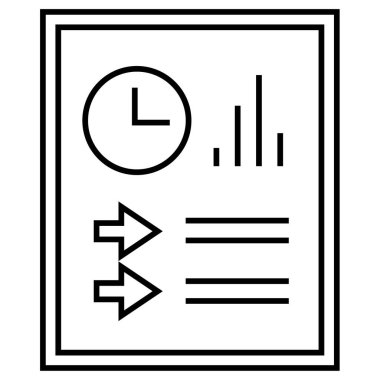 Rapor verin. Web simgesi basit illüstrasyon    