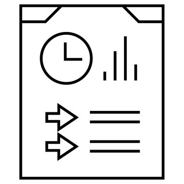 Rapor verin. Web simgesi basit illüstrasyon    