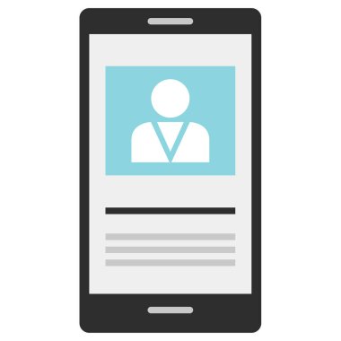 Kullanıcı profil simgesi vektör resimleme arkaplanı 