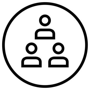 İş insanları vektör simgesi modern basit illüstrasyon