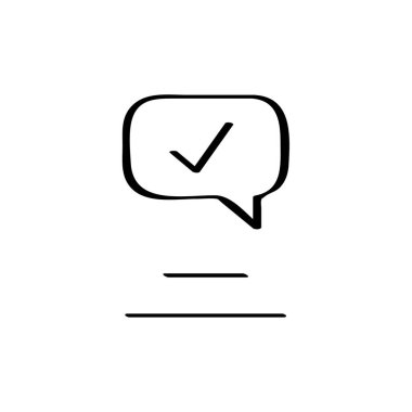 metin iletisi vektör illüstrasyonu 