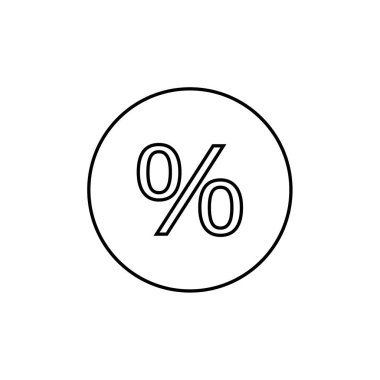 yüzde oran vektör illüstrasyonu