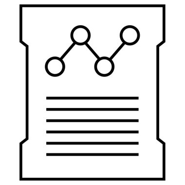 Modern simge ve vektör illüstrasyonunu bildir