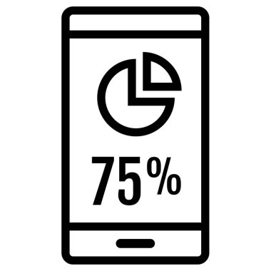 Analitik bilgi vektör simgesi. veri vektör illüstrasyonunu analiz et 