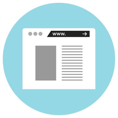 wirefram simgesi vektör illüstrasyonu