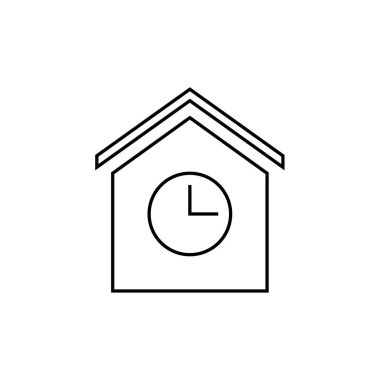 Emlak web simgesi, vektör şablonu