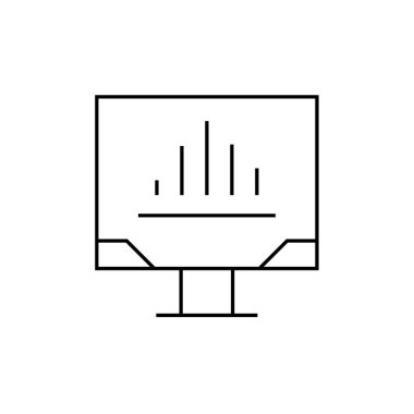 Bilgi Grafik simgesi vektör illüstrasyonu