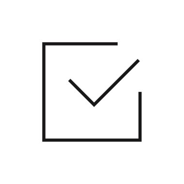 işaret simgesini işaretle, vektör illüstrasyonu  