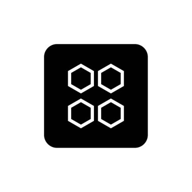 bal peteği ikonu vektör illüstrasyonu