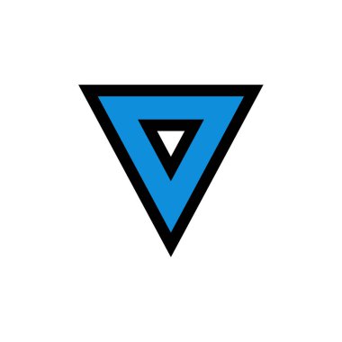 Basit ok simgesi vektör illüstrasyonu