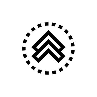 ok simgesi vektör illüstrasyonu