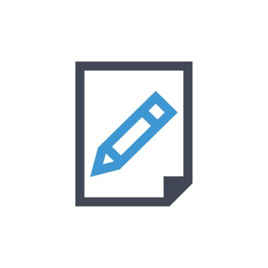 kalem simgesi vektör illüstrasyonu