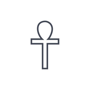 Hıristiyan çapraz simge vektör illüstrasyon