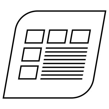 Kablolar modern simge, vektör illüstrasyonu