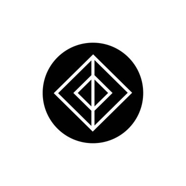 Şaşırmış şekilli yaratıcı soyut tasarım, vektör illüstrasyonu