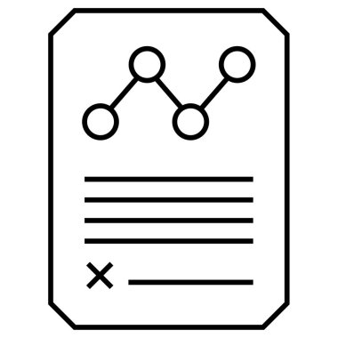 Modern simge ve vektör illüstrasyonunu bildir