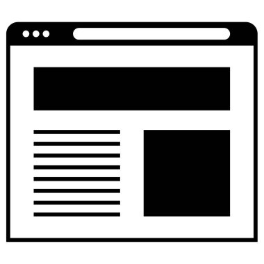 wirefram simgesi vektör illüstrasyonu