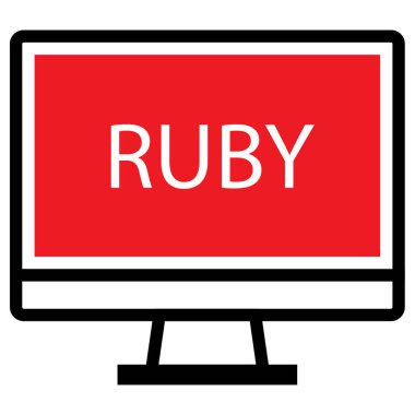 Web Geliştirme basit simgesi, vektör illüstrasyonu
