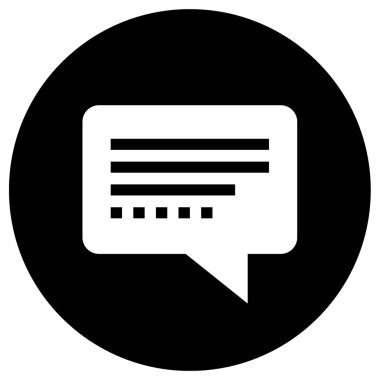 konuşma simge vektör çizim