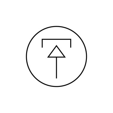 ok simgesinin vektör illüstrasyonu