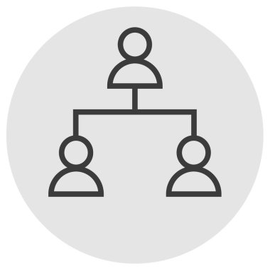 iş ekibi simgesi, vektör illüstrasyonu 