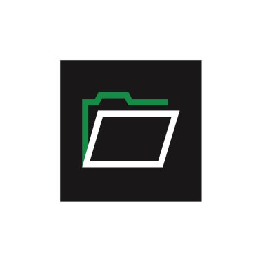 Dosya. Web simgesi basit illüstrasyon          