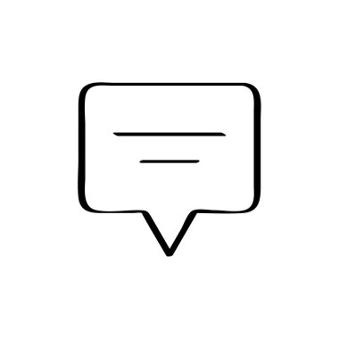 metin iletisi vektör illüstrasyonu 