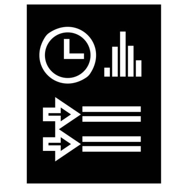 Rapor verin. Web simgesi vektör illüstrasyonu