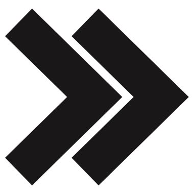 ok simgesi, vektör illüstrasyonu, düz tasarım  