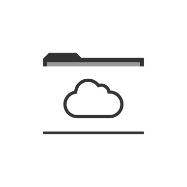 Dosya. Web simgesi basit illüstrasyon          