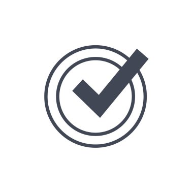 işaret simgesini işaretle, vektör illüstrasyonu  