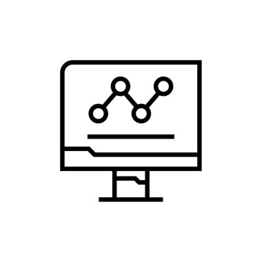 Bilgi Grafik simgesi vektör illüstrasyonu