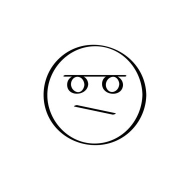 yüz simgesi simgesi. vektör illüstrasyonu