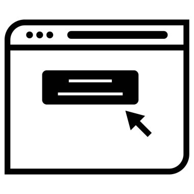 SEO Web Tarayıcısı, vektör illüstrasyonu