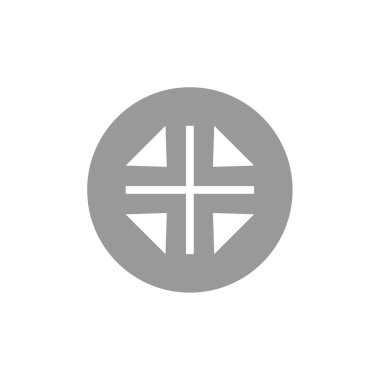 soyut yaratıcı logo simgesi tasarımı, vektör şablonu             