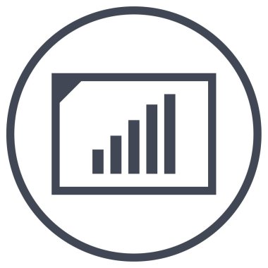 Çizelge. Web simgesi basit illüstrasyon