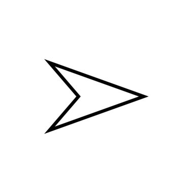 ok simgesi vektör illüstrasyonu   