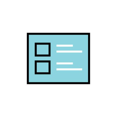 Belge Vektörü Simgesi İllüstrasyonu 