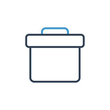 Profesyonel evrak çantasının vektör çizimi 