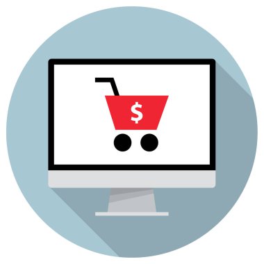 İnternetten alışveriş. Basit tasarım