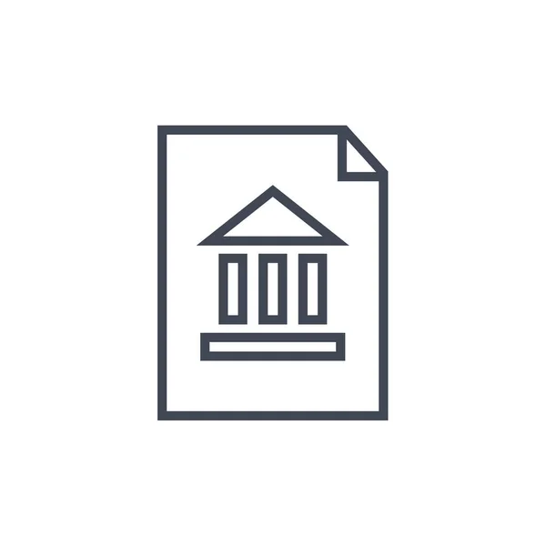 Illustration Vectorielle Logo Icône Bancaire Moderne — Image vectorielle