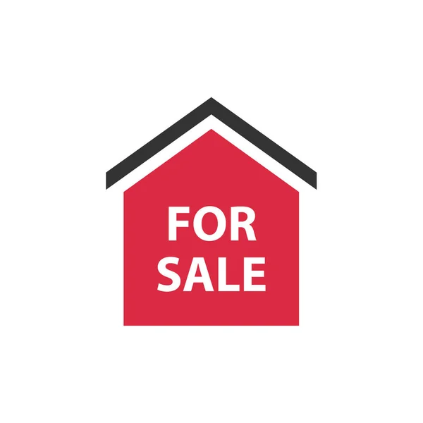 Vendita Casa Acquisto Immobiliare Web Icon Semplice Illustrazione — Vettoriale Stock