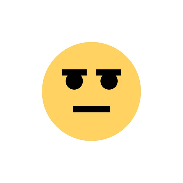 Ícone Emoção Facial Ilustração Vetor Emoji —  Vetores de Stock