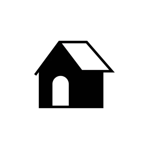 Casa Cão Casa Vídeo Game Jogos Jogos Web Ícone Ilustração — Vetor de Stock