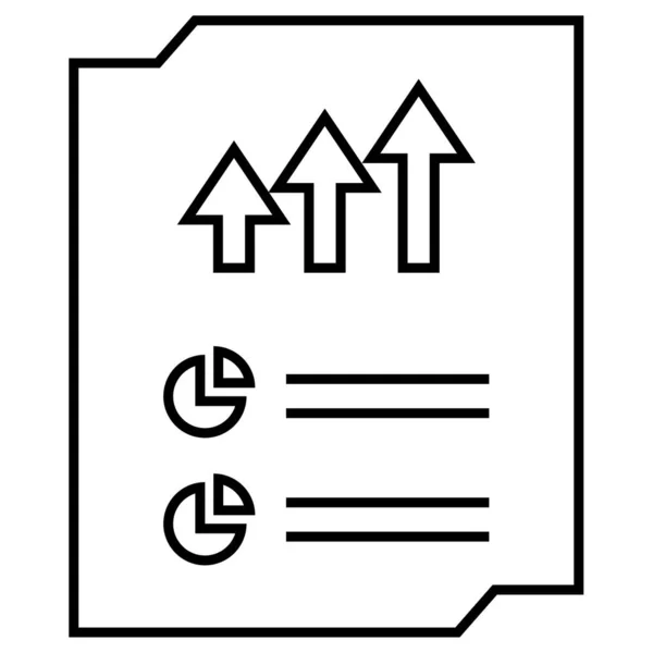 Berichte Web Symbol Einfache Illustration — Stockvektor