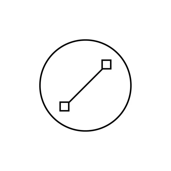 Icono Geométrico Poligonal Abstracto Ilustración Vectorial — Archivo Imágenes Vectoriales